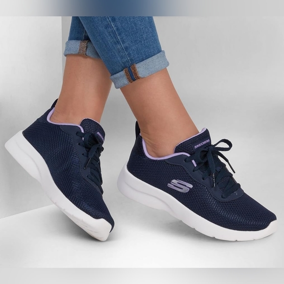 SKECHERS mesh sneakers lightweight training walking shoes memory foam support - Picture 2 of 8